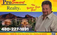 Commercial Real Estate Leasing by The Yellow Sign Guy,Realtor, Prosmart Realty Peoria, AZ