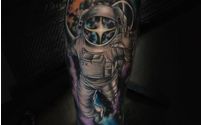 Space tattoo by Ink Element Tattoo Studio