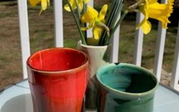 handmade ceramic vases by Wholehearted Pottery