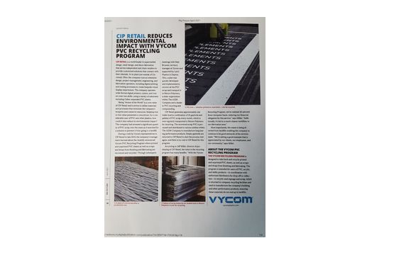 CIP Retail PVC Recycle Program by CIP Retail