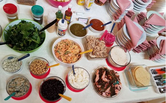 Bar style buffet options by purely paula catering, llc