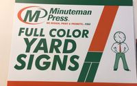 Lawn and Job Site Signs by Minuteman Press