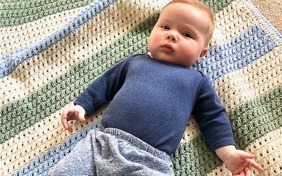 Crocheted Custom Baby Blankets by Knit Me Sew Me by Alise Kabakoff