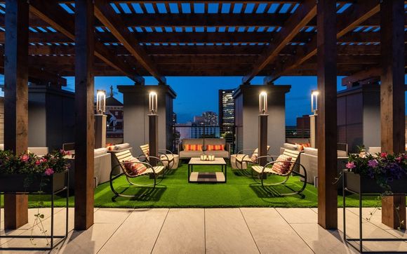 Outdoor Furniture from a Roof top project in New Haven by Cane-line USA, LLC - Jensen Interiors, LLC