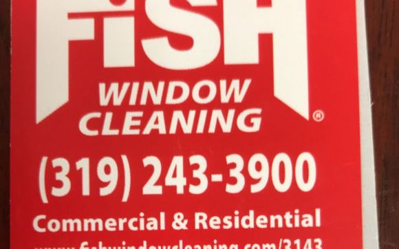 Window Cleaning by Fish window cleaning cedar falls Iowa