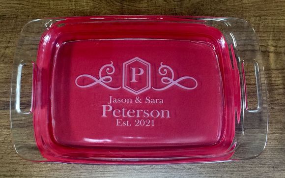 How to Etch Glass: Personalized Pyrex Dishes