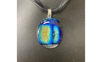 Glass Dichroic Pendant Fusion Class by Verite Stained Glass