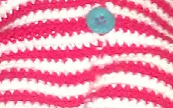 A cat in the hat inspired baby cocoon by crochet by lisa in Newnan