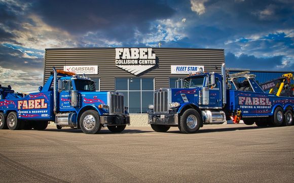 Truck Towing by Fabel Repair & Collision Center