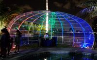 Transparent Acoustic Shell by WindWalls - Transparent Modular Structures - Create / Protect / Enhance 