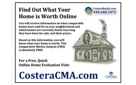 FREE Home Evaluation for SoCal Homeowners by Costera Luxury Properties