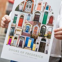 Doors of Frederick Poster by The UnCorporate Headshot by Mary Kate McKenna Photography