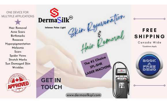 DermaSilk IPL Laser Hair Removal Skin Rejuvenation Machine by