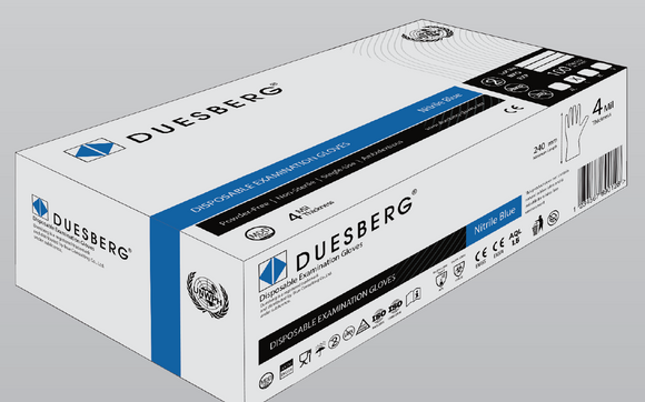 DUESBERG Nitrile Exam Gloves by Dynamic Solutions Group, Inc