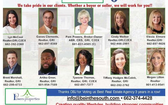 Land Real Estate by Powers Properties, 662-374-4428, (C) 601-831-4505
