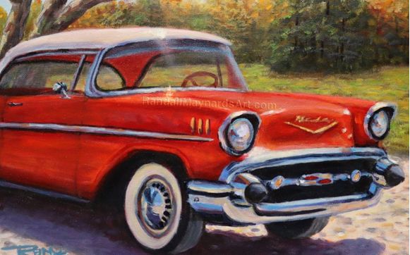 Painter in Oils, Acrylics, and Watercolors by Randall Maynard’s Art