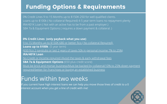 STARTUP FUNDING  by Many Paths Financial