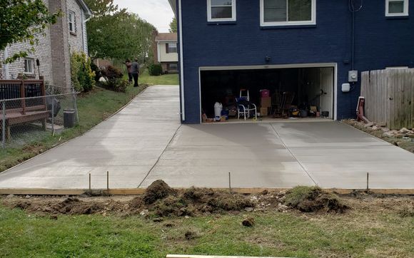 Concrete Driveway  by Turley & Turley Construction