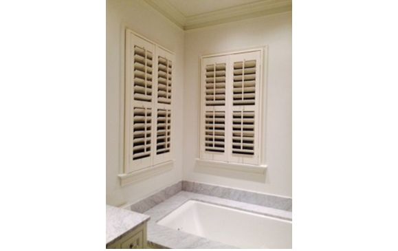 Concord faux wood blinds by Southern Custom Shutters (Concord)