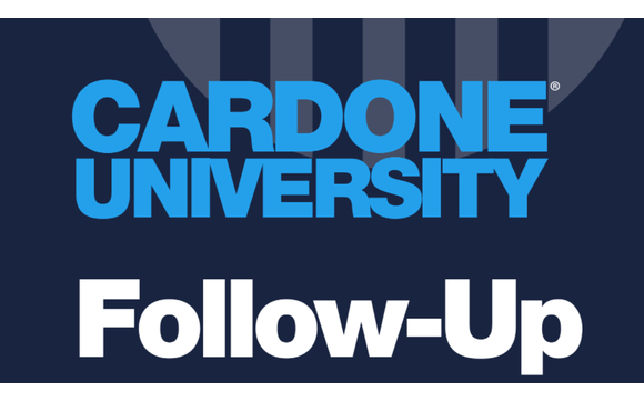 Cardone University - Follow Up by Grant Cardone Licensee - Sales Trainer