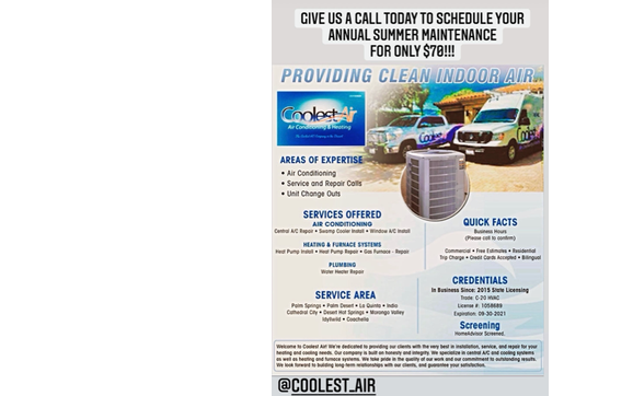 Coolest Air by Coolest Air