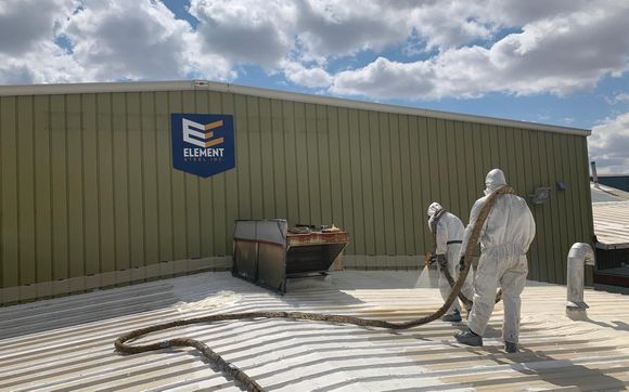 Seamless spray applied roof waterproofing by Cozifoam Roof Armor Systems