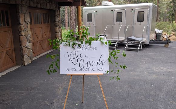 VIP restroom trailers  by Bella Restroom trailers 