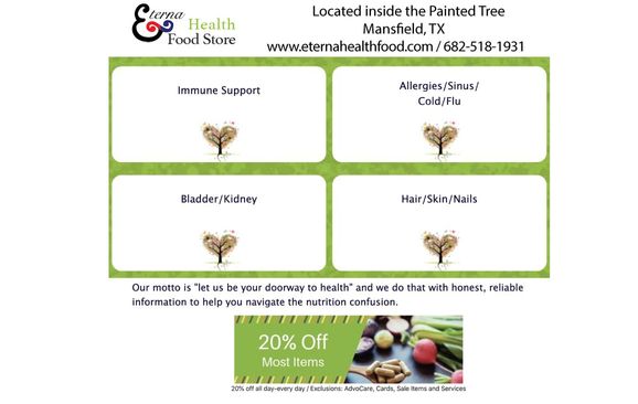 Health Care Products by Eterna Health Food Store