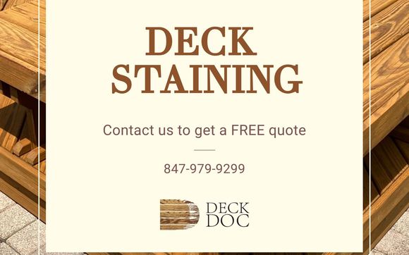 Deck Staining Services by Deck Doc Staining and Sealing in Chicago, IL ...