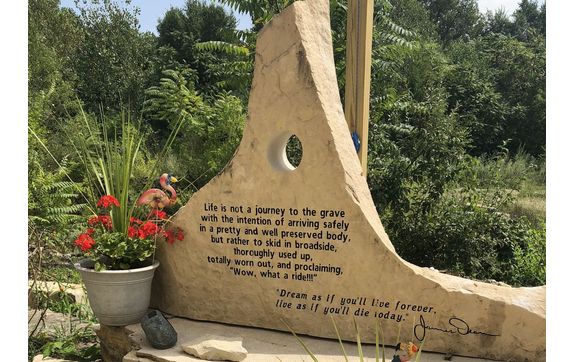 Custom Stone Signs by Bromberek Flagstone