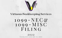 1099 Filing for 2024 by Virtuous Accounting Services