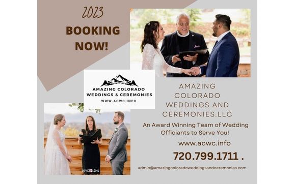 Professional Wedding Officiant Team by Amazing Colorado Weddings and Ceremonies
