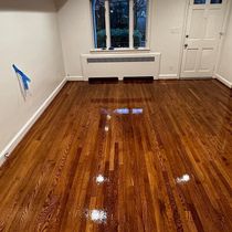Refinishing of hardwood floors  by Alluring Floors
