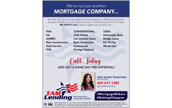 Check out our product Line!!! by TAM Lending Center, Inc