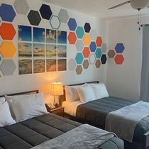 Two queen bedded rooms by The Fireside Inn