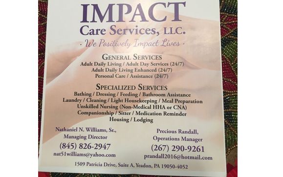 Adult Care Services  by Impact Care Services, LLC