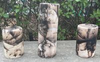 Raku pottery made with customer’s horse hair by River Run Arts