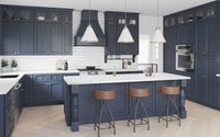 Cove Blue Shaker by Haymor Cabinetry.