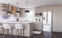 Almond Shaker by Haymor Cabinetry.
