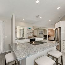 Designer White Shaker by Haymor Cabinetry.