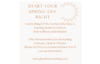 Spring Coaching Group by Kate Glendon