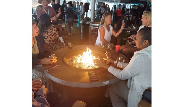 Wine Barrel Fire Pit by Eagle Eye Barrels