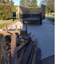Construction debris removal by Curbside Junk Removal, LLC