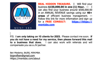 Do you want to save money from your operations? by Ben Miedema/Mentrade, LLC