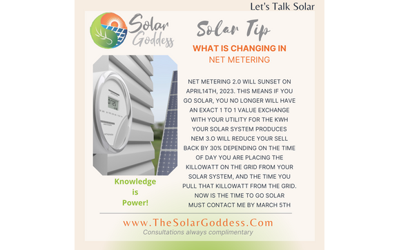 The time to go solar is NOW! by Solar Goddess