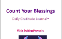 "Count Your Blessings"  365 Day Gratitude Journal by Grateful Ministry