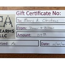 Gift Cards by 2A Firearms LLC