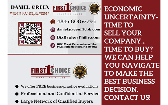 Business Broker by First Choice Business Brokers, Philadelphia