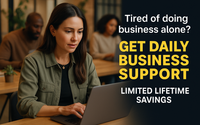 Grow Faster, Feel Supported — Daily Coaching for Business Owners (Founding Spots Ending Soon) by Triumph Business Solutions