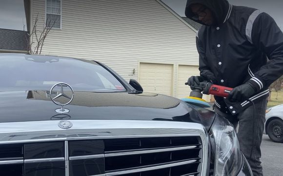 Polishing an S550 Mercedes Benz by Riticulous Detail Cleaning